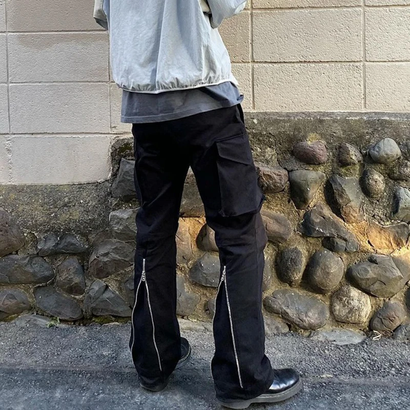 Back Zipper Streetwear Cargo Pants10