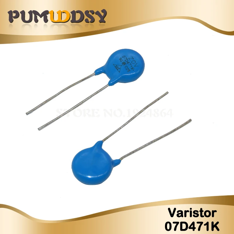 20pcs varistor 07D180K 18V piezoresistor 7D180K 07D180