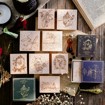 

Vintage Magic Forest Series Plants Butterfly Stamp DIY Wooden Rubber Stamps for Scrapbooking Stationery Craft Standard Stamp