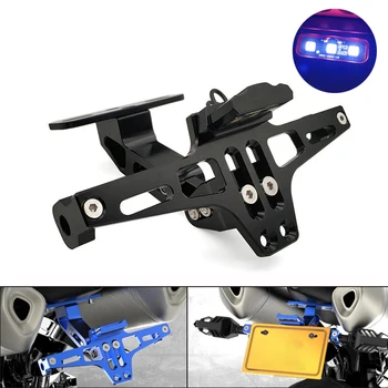 

Motorcycle Adjustable Angle License Plate Holder Bracket CNC Aluminum For Ducati 400 620 695 696 796 821 797 MONSTER SS 750 800
