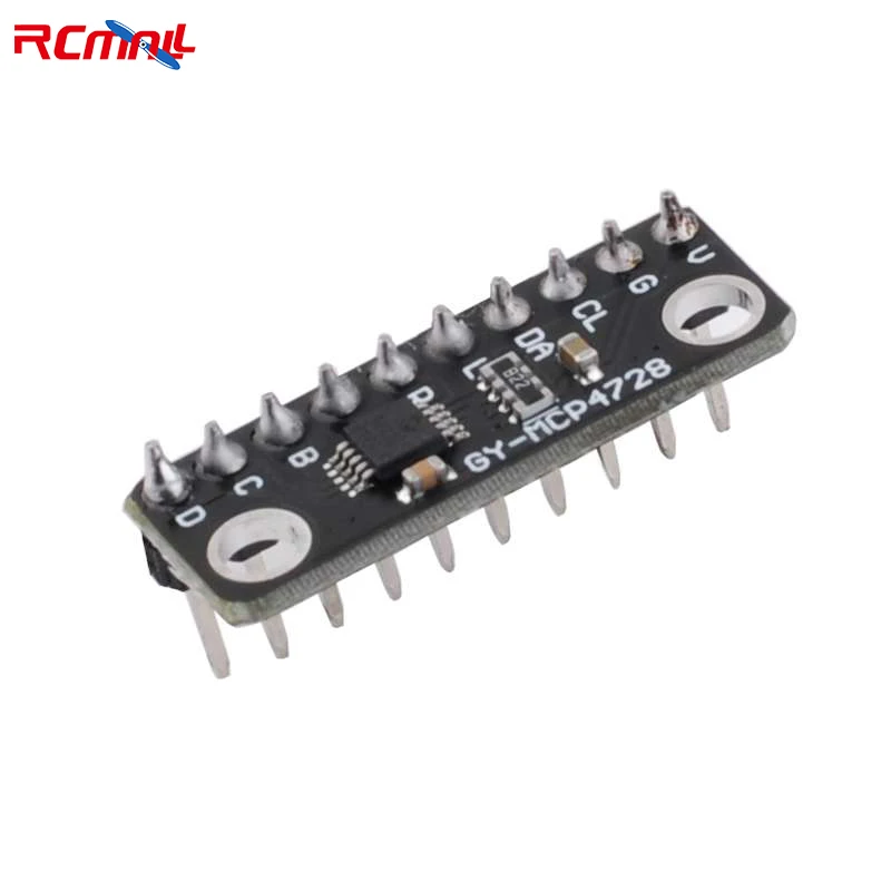 RCmall 1/5/10PCS GY-MCP4728 12 Bit Breakoout 12bits I2C Digital to Analog Converter DAC Sensor Module Low Power Consumption diymall gy mcp4728 12 bit 12bits i2c digital to analog converter dac breakoout sensor module