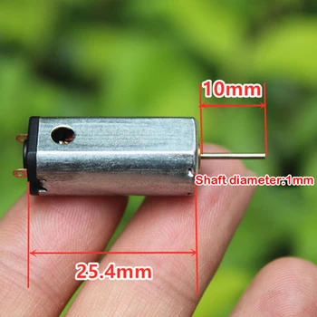 

N50 Ferromagnetism Micro DC 3V 3.7V Motor 40000RPM Hi-speed Large Torque Strong Magnetic with Heat Emission Vent Hole DIY Parts