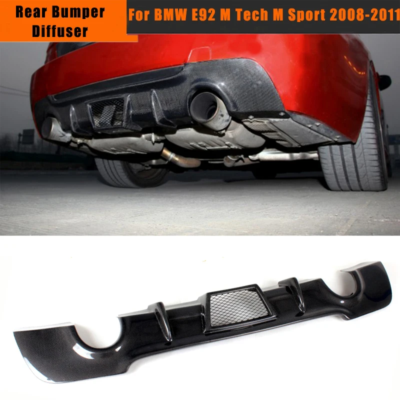 Задний диффузор для BMW E92 335i M Sport Coupe 2008 2011|rear diffuser|rear lipcarbon lip |