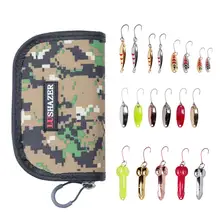 20PCS Fishing Lures Bass Spinner Lures With Portable Carry Bag Metal Spinner Baits Kit For Freshwater And Saltwater Use