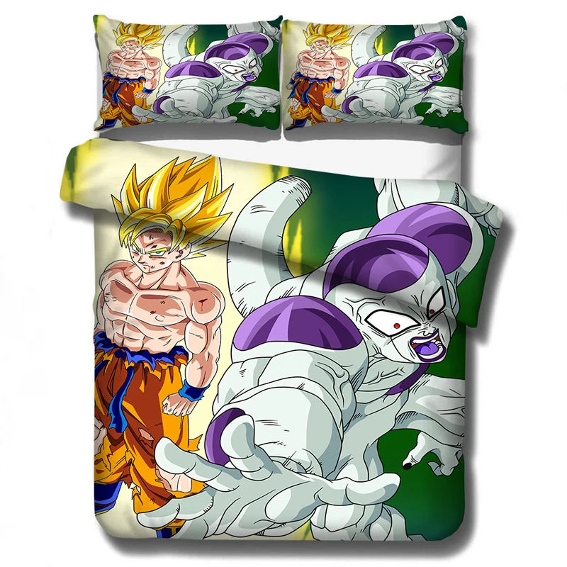 Dragon Ball Z Комплект постельного белья, пододеяльник, наволочки, мультяшный аниме Dragon Ball, Комплект постельного белья, s постельное белье(без простыни - Цвет: 20