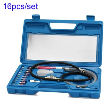 

16 Pieces Set High Speed Air Micro Die Cutter Mini Pencil Engraving Wood Working Accessories Pneumatic Tools