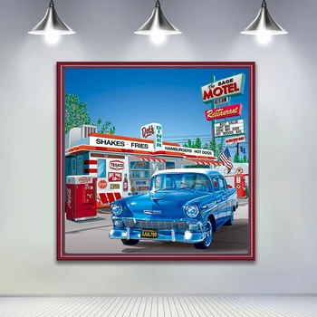 

Car Full Square/Round Stones Cartoon 5D Diamond Painting Diamond Embroidery Cross Stitch Rhinestone Picture Daimond Home Decor