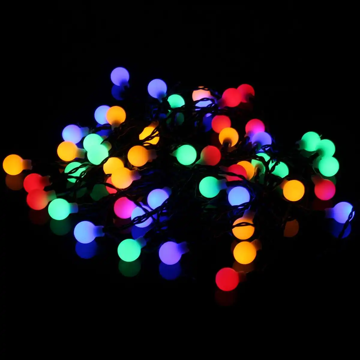 Светильник на солнечной батарее, 50LED, гирлянда, шар, лампа, праздничный светильник, ing струны, сенсор, лампа для сада, сада, дома, вечерние, свадебные украшения, 7 м