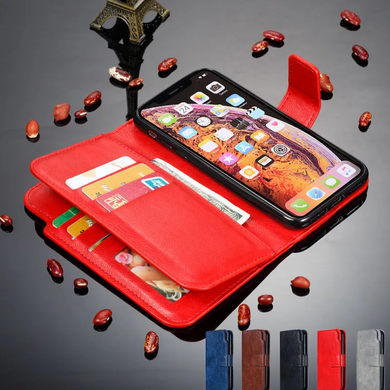 Роскошный кожаный чехол для iPhone XS Max XR X 5Se чехол-кошелек флип-чехол для iPhone 11pro 6 6S 7 8 Plus SE чехол Capa Coque