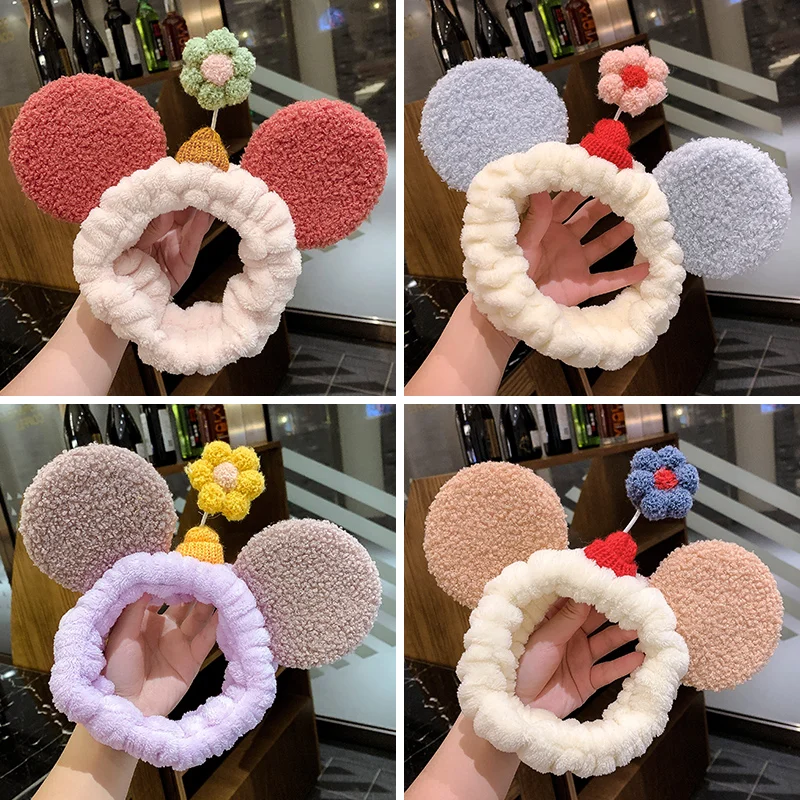 Интернет-знаменитость умывания лица макияж повязка на голову женская простая