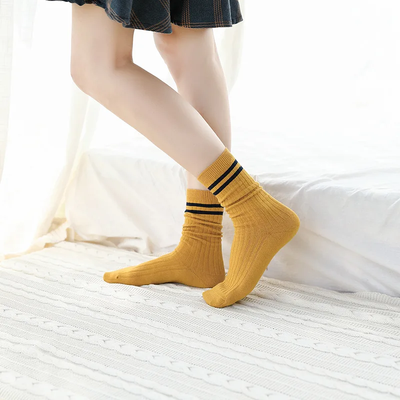 20 пары/компл. женские носки в полоску японском академическом стиле оптовая
