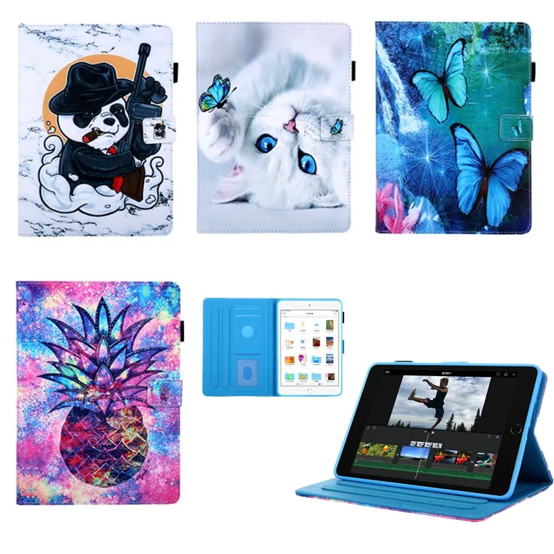 Милый мультяшный чехол для Samsung Galaxy Tab A 10,1 SM T510 T515 чехол-подставка для Galaxy Tab A 10,1 '' чехол для планшета