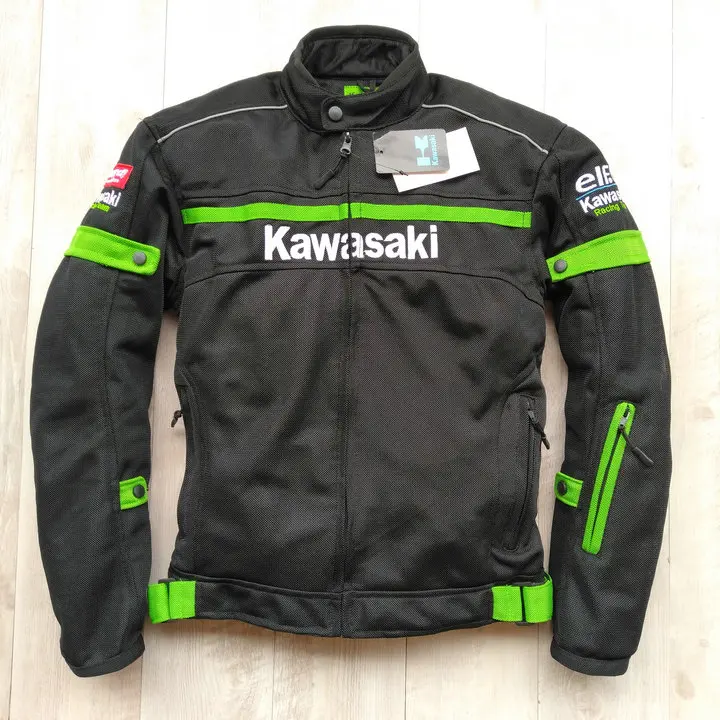 Куртка для скутера Для Кавасаки мотоспорта ATV велосипед Велоспорт Мотоцикл Спорт Путешествия черная куртка мужская