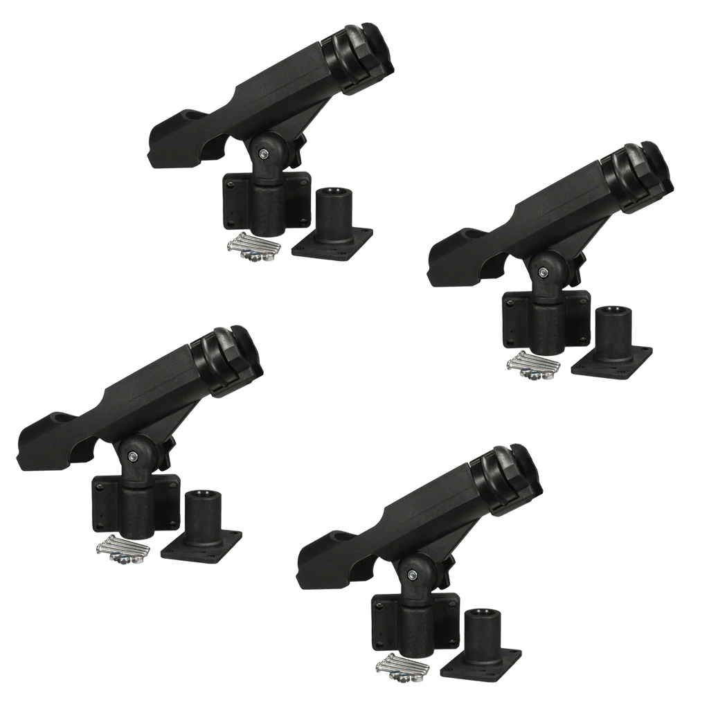 4 шт./компл. Регулируемый сбоку байдарка Лодка Держатель для удочки