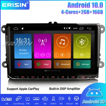

DSP Android 10.0 Car Multimedia Player DAB+ OPS Car Stereo Radio Autoradio For VW/Volkswagen/POLO/PASSAT/Golf/Tiguan