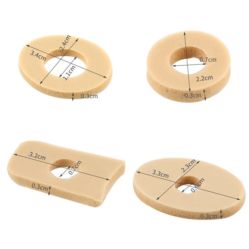 Shoes Heel Pad Callus Cushions Foam Round Toe Foot Corn Bunion Protectors Pads 15PCS/Sheet