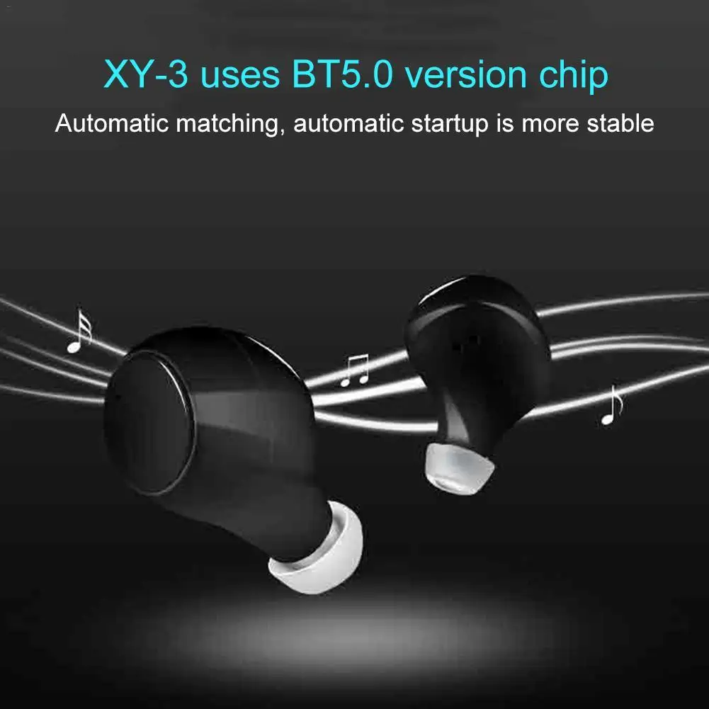 XY-3 бинауральные гарнитуры Bluetooth наушники-вкладыши Bluetooth 5,0 TWS наушники глубокий бас стерео звук гарнитуры с Зарядка чехол для телефона