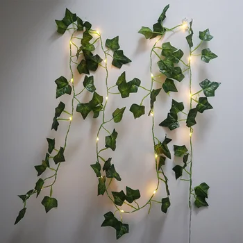 

Lamp Led Light String Flexible Copper Wire Garden Fairy Grape Vine Home Christmas Holiday Wedding Decoration Battery Powered