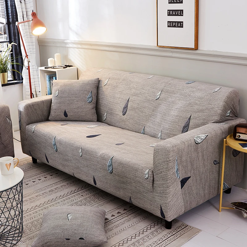 Эластичная серая диванных чехлов для гостиной диван Ipad Mini 1/2/3/4 сиденья обивки кресел стрейчевого материала чехол для дивана - Цвет: color 3
