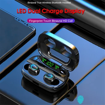 

S11 Bluetooth Wireless 3500mAh Power Bank Earphones Sport In Ear TWS Gaming Headset Noise Earbuds With Mic For Xiaomi Huawei