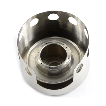 

Outdoor mini portable stainless steel alcohol stove camping stove
