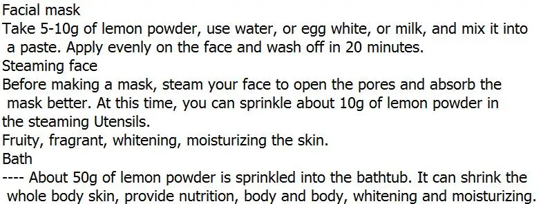Pure lemon powder 500g lemon dry powder edible delicate bitter taste lemon slice powder