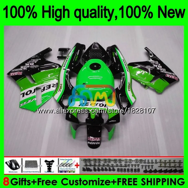 NC35 RVF400R для HONDA ЛРВ 400 R 400R VFR400 R V4 89BS. 0 VFR400R NC24 95 96 97 98 1995 1996 1997 1998 обтекателя Repsol зеленый