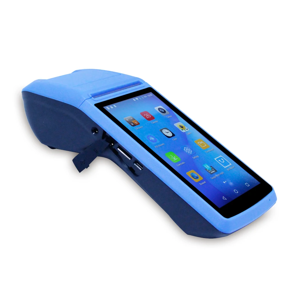 POS PDA Android 8 1 5 дюймов 1G + 8G терминальный принтер с Bluetooth Термальный чековый