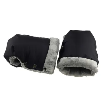 

Winter Baby Stroller Warm Hand Muff Extra Thick Waterproof Anti-freeze Gloves Kids Pushchair Hand Muff 2020