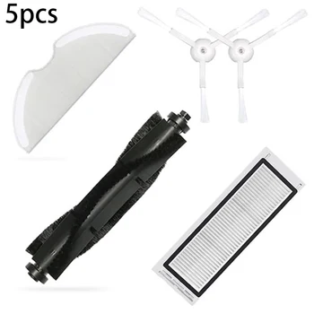 

5pcs Side Brush Haipa Filter Cleaning Kit For 360 S7 Sweeper Replacement Accessories Household Cleaning