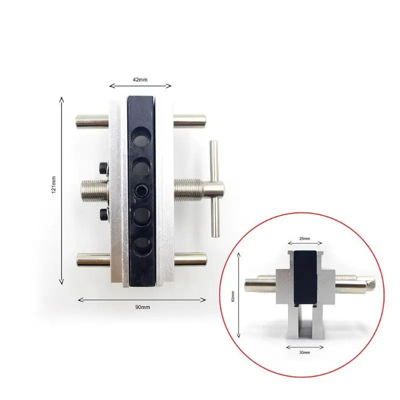 Деревообрабатывающий вертикальный Дырокол локатор тонкий пояс, который крепится на устройство Doweling направитель сверла