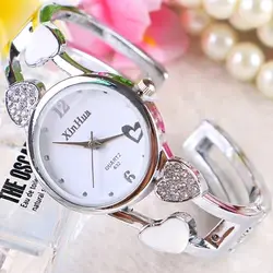 2019 Лидер продаж Южная Корея высокого класса любовь браслет часы алмаз Мода линии Детские часы для девочек