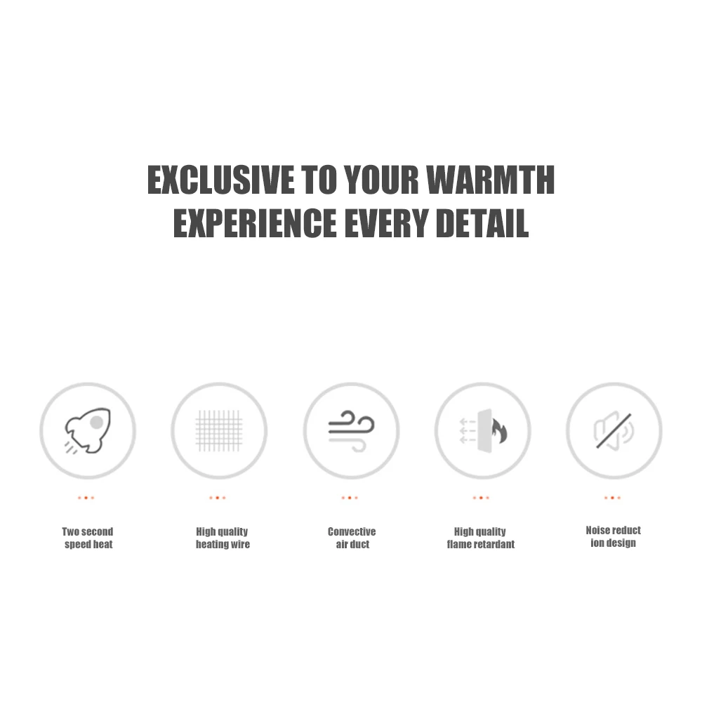 Electric Heater Mini Fan Heater Desktop Household Handy Heating Stove Radiator Warmer Machine For Winter EU/UK Plug