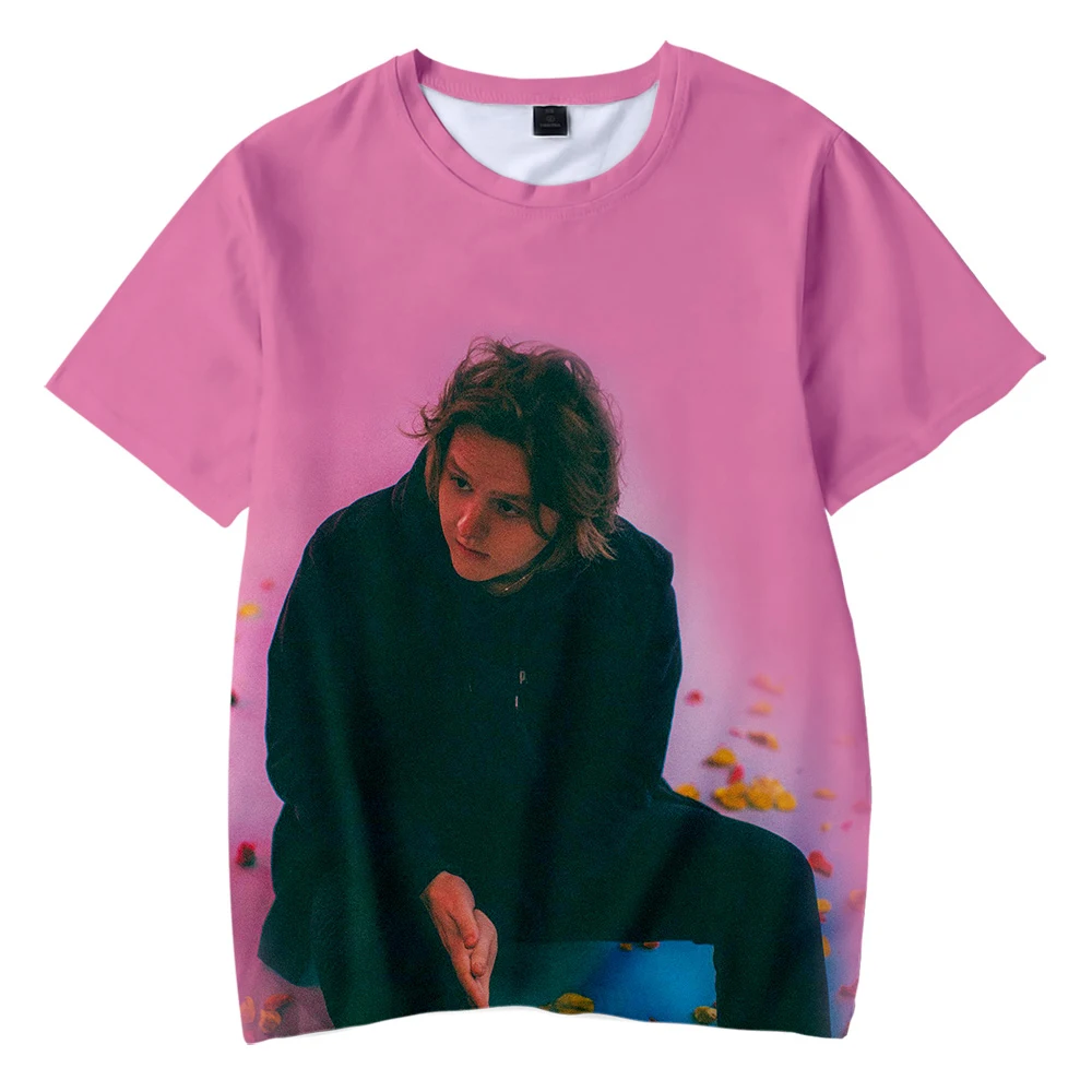 

Folk rock pop singer 3D Outwear Harajuku Lewis Capaldi Summer T-shirt Women/men/Kids streetwear Short Sleeve Cool T-shirt