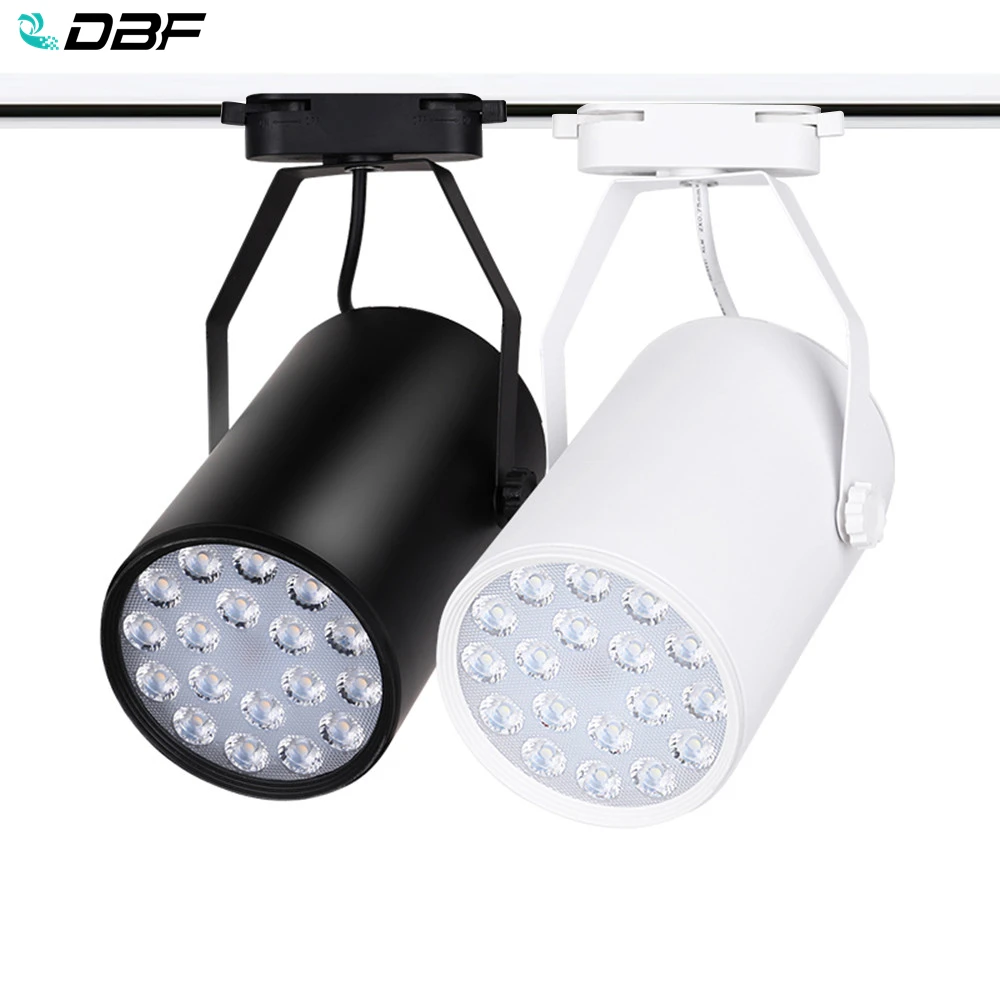 

[DBF]Angle Adjustable Track Light Lamp Dimmable 3W 7W 12W Rail Track Lighting Fixtures Spotlight for shop clothing Store Home