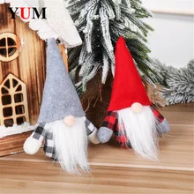 Poupée elfe de noël Gnomes, décoration pour Table de maison, cadeau de bonne année, jouets en peluche