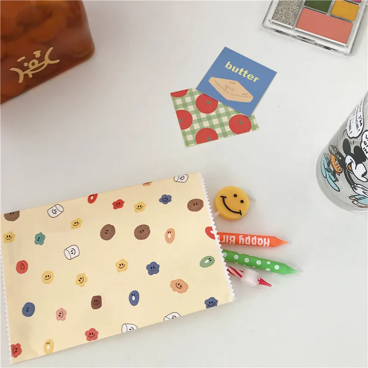 110 шт красочные маленькие поедающие наклейки с дизайном «Улыбка» DIY Скрапбукинг альбом дневник планировщик для скрапбукинга наклейки запайки сумка для хранения