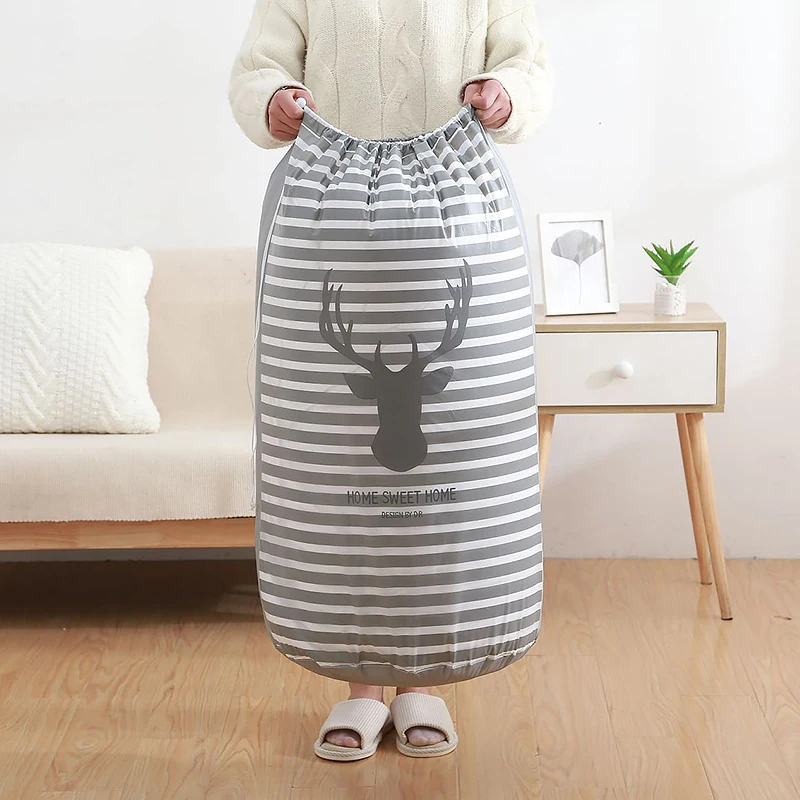 Home Large Organizer Storage Bag Closet Clothing Luggage Bag for Pillow Blanket BeddingClothes Packaging Toy Packing Bag Quilt