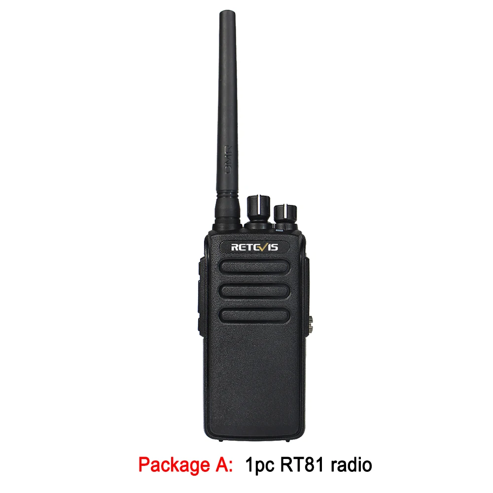 Мощный DMR радио Retevis RT81 цифровая рация Водонепроницаемый IP67 UHF VOX зашифрованный дальний двухсторонний радио Охота/страйкбол - Цвет: Package A