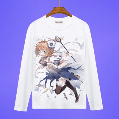 Новые модные футболки с рисунком из мультфильма «Touhou Project»; футболка с длинными рукавами в стиле унисекс «Yagokoro Eirin»; карнавальный костюм японского аниме; L016 - Цвет: 4