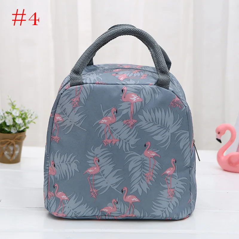 Oxford Waterproof Portable Lunch Bag Thermal Insulated Snack Carry Tote Bag Travel Picnic Food Storage Pouch For Women Kids - Цвет: 4