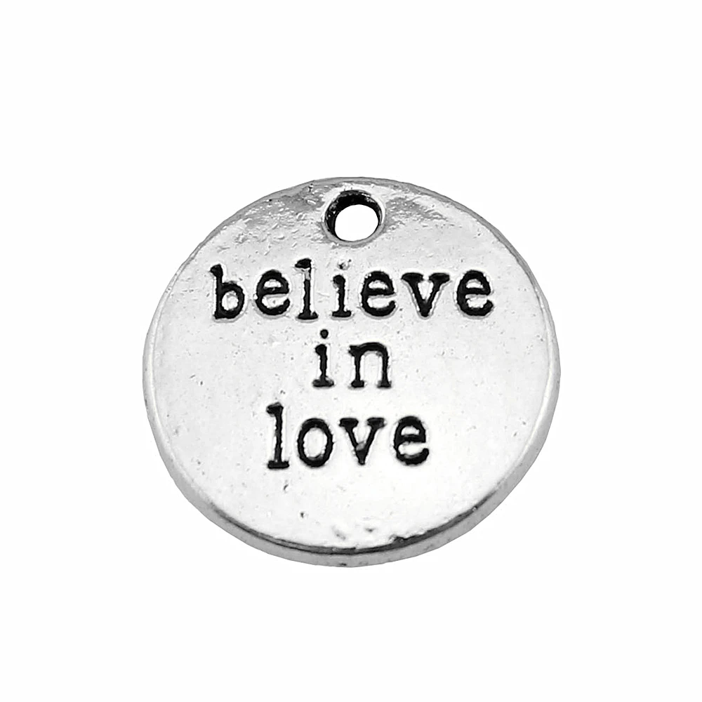 

10 шт., подвески в виде сердца, 20 мм