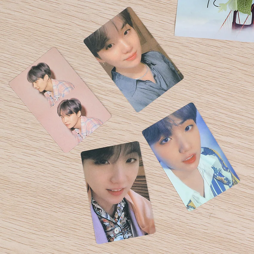 4 KPOP Bangtan Boys плакат альбом карта души: PERSONA Бумага ломо карты Фирменная карточка HD Фотокарта Suga Jungkook 4 шт./7 шт./компл - Цвет: 4
