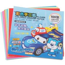 Цветной и рисунком в виде птичек-оригами Бумага "сделай сам" для Бумага складной Бумага Скрапбукинг Бумага Ремесло Искусство Бумага альбом декор 100 шт./компл