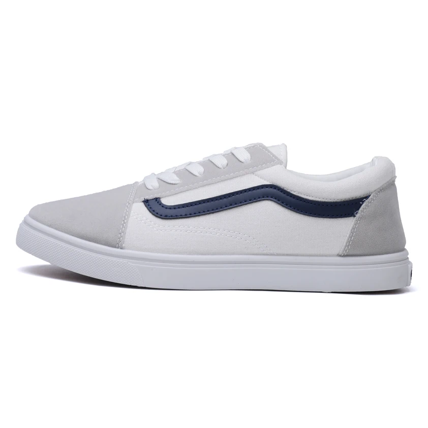white blue 605 Классическая мужская обувь для скейтбординга; Мужская Вулканизированная обувь с низким верхом; нескользящие парусиновые кроссовки для влюбленных; мужская обувь на плоской подошве; zapatos hombre - Цвет: white blue 605
