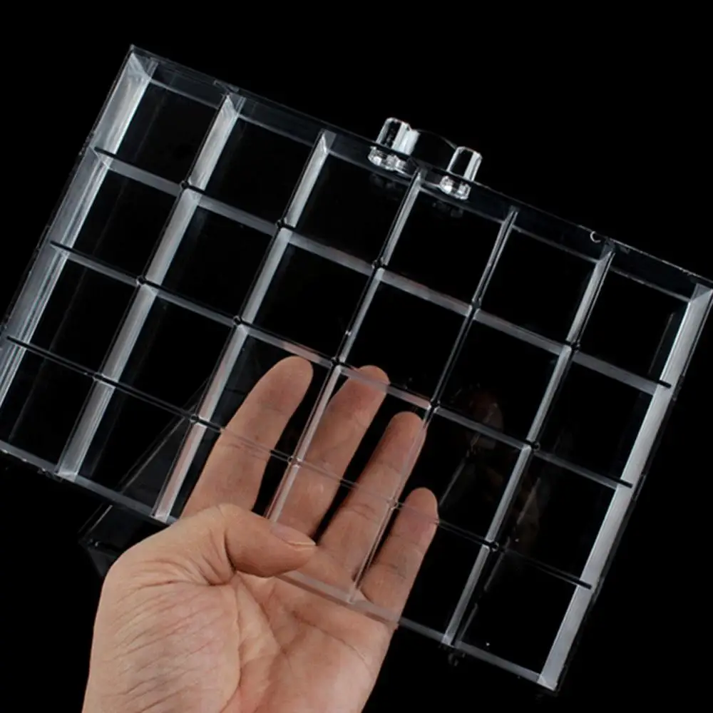 120 Grids Clear Jewelry Organizer Acrylic Jewelry Packaging & Display Organizer porta joias 5 Layer Jewellery Box Large joyeros 