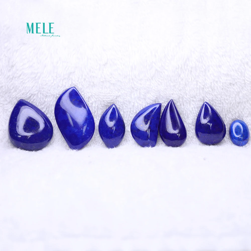Gemstone lazurite Lapis Natural lapis lazuli DIY private high end dark blue pendant Ring Earring with stone gemstone