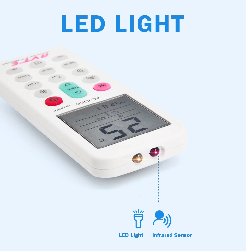Télécommande universelle sans fil pour climatiseur  AC-1058-2