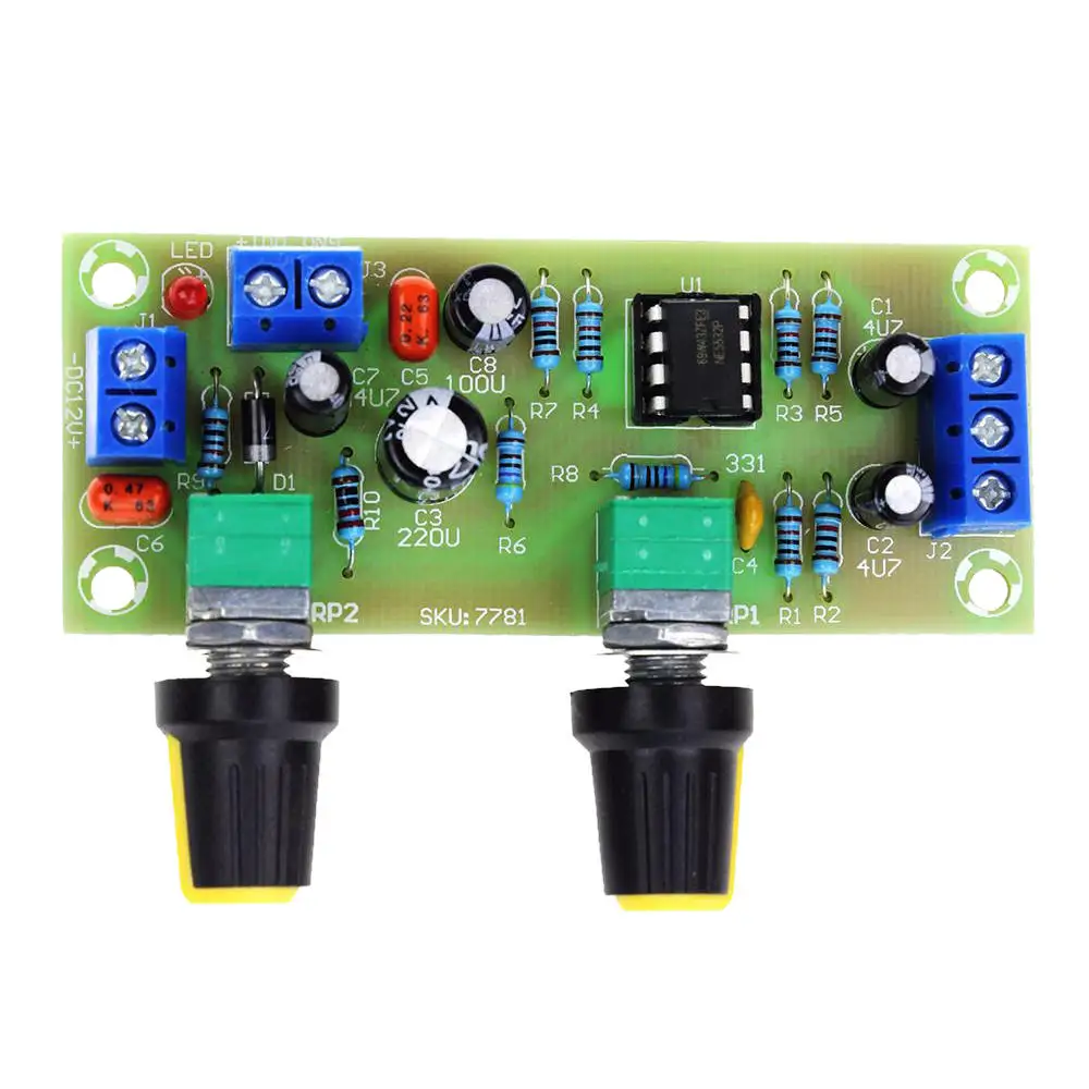 

Single Power Supply 10-24V Overweight Subwoofer Process Pre-Amplifier Preamp Board