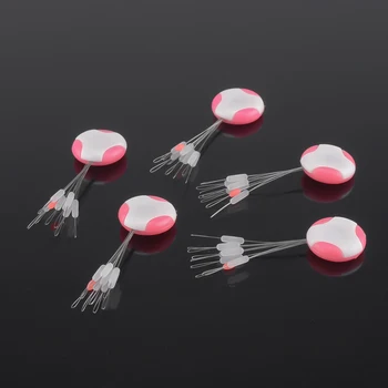 BIG PROMO ❤️ 80Pcs/10Set Float Transparent Rubber Stopper Fishing Bobber Stopper Float Cylindrical Space Bean Fish Line Tackle Accessories - discount item 50% OFF Sports & Entertainment